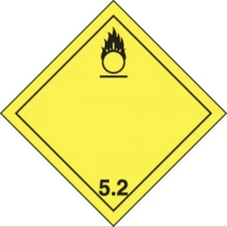 Accuform TDG PLACARD CLASS 5 273MM x 273MM TCP522MG100 TCP522MG100